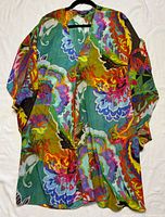 Front view of tunic on hanger