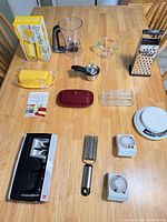 All items laid out on tabletop