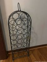 Front view showing full height and bottle ring layout