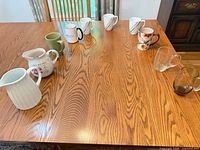 Overview of all ten pieces on table