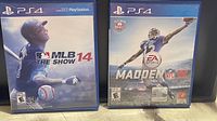 Front covers of both PS4 game cases showing titles