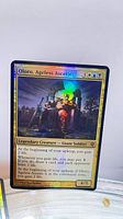 Front of oversized foil card
