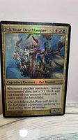 Front of oversized Sek'Kuar, Deathkeeper card