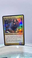 Front view of oversized foil card