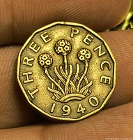 Reverse showing thrift plant and date 1940