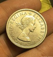 Obverse showing Queen Elizabeth II bust