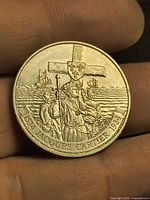 Reverse of 1984 Canadian Jacques Cartier dollar coin