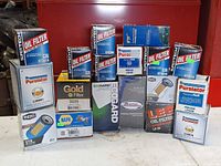 Group shot of all boxed filters