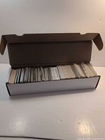 Closed 800-count card box filled with trading cards