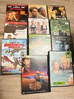 Front covers of all DVD movies and CD set