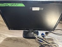 Front view of ViewSonic monitor with stand