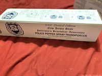 box showing 2002 Limited Edition New Jersey State Policemen's Benevolent Association branding