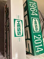 Outer sleeve showing 1964-2014 Hess branding
