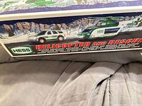 box showing Hess Helicopter and Rescue graphics