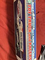 front view of boxed Hess Toy Truck and Racers set