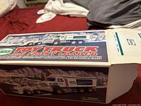 Box exterior showing Hess Toy Truck and Front Loader graphics