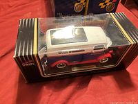 Diecast VW bus in Liberty Classics box front view