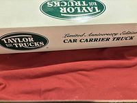 Box side showing Taylor Made Trucks logo and Limited Anniversary Edition text