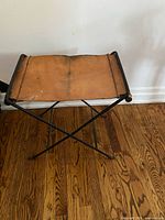 Full view of stool front angle