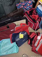 Group shot showing all laptop bags, duffles, packing cubes, lap desk