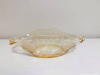 Top angled view showing entire dish, color and handle style