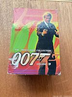 Front of Volume 3 slipcase with 007 branding