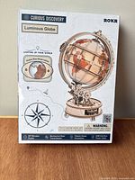 Front of sealed ROKR ST003 Luminous Globe box showing product image and key features