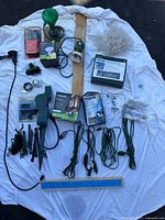 All items laid out on sheet overview