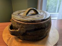 full view casserole with lid on