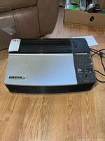 Full view of Oreck XL Professional air purifier with power cord