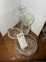 Group shot of vases, bowl, plate and ashtray