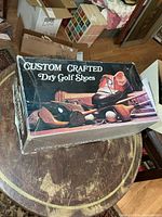 Top of shoe box showing model information