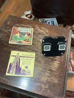 Top view of viewer with two slide packets