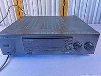 Front and top view of Kenwood 105VR receiver showing overall condition
