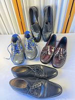 All four pairs laid out together for overview