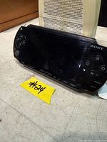 Front view of Sony console with screen and control buttons