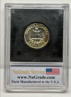 Encapsulated coin front in NuGrade holder
