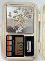 Necklaces on scale reading 6.93g