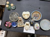 All items laid out on table for overview