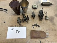 All items laid out for overview