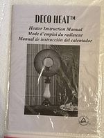 Instruction manual cover showing product name