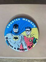 Front of Batman & Robin Society pinback button