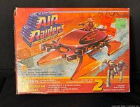 Front of Air Raiders Thunderclaw/Scarabee box showing artwork and price sticker