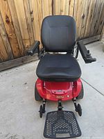 Front view of Pride Jazzy Select power wheelchair