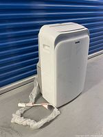 Danby portable AC side/front view with exhaust hose