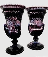 Both vases front view showing colour and form