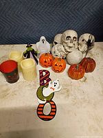 All items grouped on table