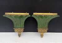 front view showing both brackets, color and design