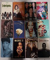 Group shot of all twelve cassette tapes