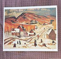 Full view of the unframed print showing complete image and border